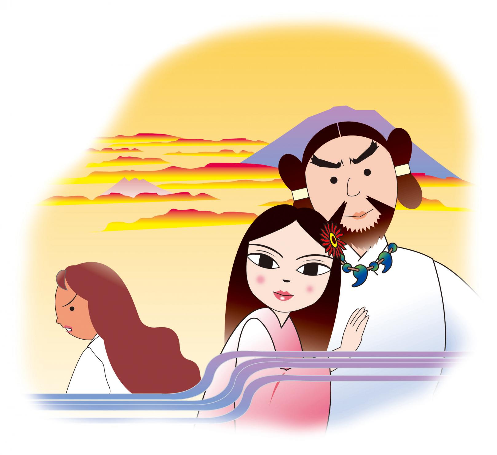 神様も一目惚れ⁉ニニギノミコトとコノハナサクヤヒメの運命的な出会い-0