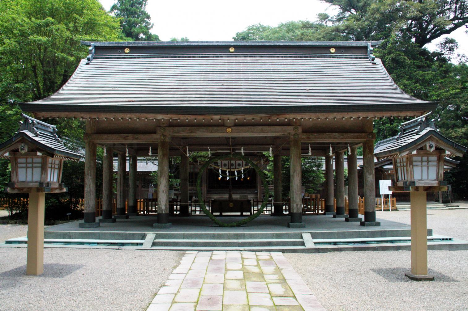 宮崎県高原町にある「狭野神社」は神武天皇ご生誕の地-1