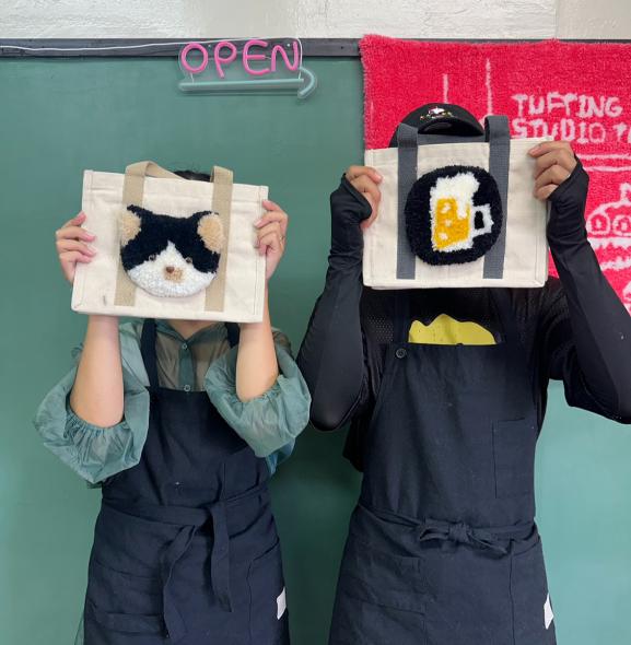 タフティングでオリジナルラグを作ろう-1